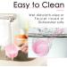 Food Grade Melamine Scoop Set - 1 Cup and 1/2 Cup Pink Scoops for Pet Food, Flour, Candy - Plastic Dry Measuring Cup for Canisters and Freezer - Buy Online on GoSupps.com