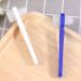 Denture Cleaning Brush 2pcs for False Teeth - Double-Ended Toothbrush (White+ Blue) - Buy Online on GoSupps.com