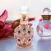 Lurrose Antique Perfume Bottle Crystal Perfume Bottle Vintage Empty Glass Perfume Bottle Refillable Essential Oil Bottle for Home Travel 15ml Rose Gold 15 ml - Buy Online on GoSupps.com