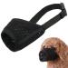Dog muzzle Breathable muzzle for XXS to XXL Dogs Chihuahua Beagle and Golden Retriever adjustable pet muzzle for biting and chewing enables beating and drinking black XS