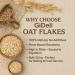  GiDeli GiDeli Oat Flakes 10 kg Delicate natural oat flakes No additives & neutral taste For porridge cereals and baking Also suitable as pet food - Buy Online on GoSupps.com