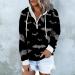 Halloween Costumes Casual Long Sleeved Zippered Tie Hat Sweater Heavy Hoodies for Women Black Small - Buy Online on GoSupps.com