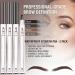 Lot de 2 crayons sourcils imperm ables pour microblading avec pointe ultra fine pour cheveux comme des traits sourcils d'aspect naturel anti-taches marron Brun - Buy Online on GoSupps.com