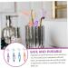 Shop Minkissy 28-Piece Toothbrush & Cleaning Brush Set - Ideal for Household Denture Care | Soft Fur & Nylon Bristles for Effective Cleaning - Buy Online on GoSupps.com