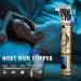 Professional Zero-Gapped T-Blade Hair Clippers for Men - Cordless Rechargeable Trimmer with LCD Display - Electric Beard & Hair Cutting Kit - Gold - Buy Online on GoSupps.com