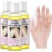 Extra Strong Yellow Peeling Oil Yellow Peeling Oil Extra Strong Peeling Oil for Dark Skin Extra Strong Peeling Oil Extra Strength Exfoliating Peeling Solution for Body Dead Skin Remover (3PC)