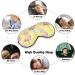 Flamingo Pattern Sleep Mask - Adjustable Blindfold for Sleeping and Travel - Buy Online on GoSupps.com