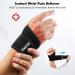 FREETOO 2 Pack Adjustable Wrist Brace for Carpal Tunnel Relief | Compression Support for Arthritis & Tendonitis | Night & Work Support | Men & Women | Black - Buy Online on GoSupps.com