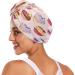 Buy Watercolor Cupcakes Dry Hair Cap & Quick Drying Towel Set | Super Absorbent 2-Piece Set with Button Headband - Soft & Comfortable for All Hair Types - Buy Online on GoSupps.com