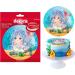 Dekora - Small Mermaid Sugar Free Edible Paper Cake Topper - 20cm Multicoloured 145099 - Buy Online on GoSupps.com