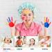FAISOTY 3Pcs Kids Shower Cap - Cute Double Layer Waterproof Hair Cap for Girls | Mothers Day Gift | Large Size for All Haircuts - Buy Online on GoSupps.com