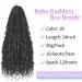 8Packs Goddess Box Braids Crochet Hair With Curly Ends 14inch Pre-looped Bohomian Crochet Box Braids Synthetic Braiding Hair Extensions (14 Inch 1B) 14 Inch(Pack of 8) 1B - Buy Online on GoSupps.com