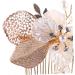 Housoutil 1pc Crystal Hair Comb Wedding Hair Comb Headpiece for Bride Bridal Comb Headwear for Women Gold Hair Comb Bridal Hair Comb Crystal Headpiece Tiara Leaf Miss Accessories - Buy Online on GoSupps.com