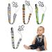 Kgduyc soother chains baby pacifier chain clip baby pacifier chain to prevent the chain from falling down baby stamp (4 pieces)