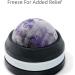 Handheld Body Back Massage Roller Ball for Foot, Back, Shoulder, Neck, Joint Relief - Self-Massager for Easy Pain Relief - Silver - Buy Online on GoSupps.com