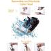 Dog Clippers Rechargeable Low Noise Cordless Pet Clippers with 4 Guide Combs and Cleaning Brush Nail Kits - Buy Online on GoSupps.com