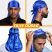 Silky Durags for Men | Wave Pomade & Hair Cream Set for Strong Hold | 360 Wave Training & Care | Extra Long Tails & Wave Brush Included - Buy Online on GoSupps.com
