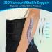 INDEEMAX Back Brace for Lower Back Pain Relief Adjustable Breathable Lumbar Support Belt for Sciatica Herniated Disc Waist Support for Home Lifting Work - Men & Women Large Black - Buy Online on GoSupps.com