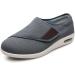Women's Anti-Slip Diabetic Shoes with 3 Pairs of Insoles - Size 8.5 Dark Gray - Buy Online on GoSupps.com