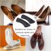 Men Women Heel Grips Liner: Microsuede Pads for Improved Shoe Fit & Comfort - Reduce Heel Pain (Black & Off White) - Buy Online on GoSupps.com