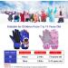 Flintronic Children's Ski Gloves - Waterproof Windproof Fleece for Girls (6-9 Years) - Adjustable Cuffs Perfect for Snowboarding & Skiing - Buy Online on GoSupps.com