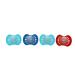 Disney Cudlie Mickey Mouse Baby Boy Pacifiers - 4 Pack with Big Star Print | International Shipping Available - Buy Online on GoSupps.com