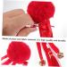 Beaupretty 2 Pairs antique hairpin hair claw clips for girls barrettes for girls red hair accessories hanfu headwear chinese hair accessories for girls pom ball headpiece Plush Headwear - Buy Online on GoSupps.com