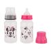 Disney Minnie Mouse Baby Bottles 11 oz for Boys or Girls | 2 Pack of Infant Hourglass Shaped Bottles with Cover for Newborns and All Babies | BPA-Free Plastic Baby Bottle for Baby Shower Minnie Mouse 11 Ounce (Pack of 2)