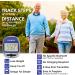 PINGKO Portable LCD Pedometer for Jogging, Hiking, Running & Walking - Blue | Step Counter with Calorie Burn Tracker - Buy Online on GoSupps.com