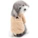 Zweitea Dog Sweater for Small Dogs - Warm Fleece Puppy Winter Jacket Clothing (1 Pack) - Perfect for Chihuahuas & Cats - Soft & Cozy Brown - Buy Online on GoSupps.com
