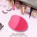 Silicone Ultrasonic Facial Cleansing Brush & Massager - Rechargeable & Waterproof Sonic Electric Exfoliator for Anti-Aging (Rose) - Buy Online on GoSupps.com