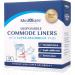 Medokare Commode Liners with Absorbent Pad - 24 Pack - Disposable Adult Commode Chair Liners - Fits Standard Bedside Commode Buckets - Toilet Pail Liners - Buy Online on GoSupps.com