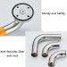 Bathroom Grab Bars L-shaped Armrests Wall-mounted Straight Hair Towel Rack Shower Safety Handle Bathtub Toilet Kitchen - Buy Online on GoSupps.com