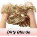 JJstar Messy Hair Bun Scrunchie in Dirty Blonde - Curly Wavy Chignon for Women & Girls - Buy Online on GoSupps.com