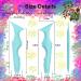 SHANPIN 5 in 1 Silicone Eye Makeup Tool - Reusable Eyeliner Stencils & Winged Eyeliner Aid in Blue - Buy Online on GoSupps.com