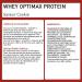WHEY OPTIMAX PROTEIN +74% Bi-Source Protein: WPC + Patented Protein 17g BCAA 11g Glutamine Low Sweetness Smooth | Ideal for Muscle Gaining | Cookies 1.5 kg - Eric Favre - Buy Online on GoSupps.com