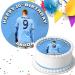 FOOTBALL FAVOURITE PLAYER BIRTHDAY PERSONALISED 7.5 INCH EDIBLE ICING CAKE TOPPER DECORATION FB100 - Buy Online on GoSupps.com