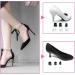 Keroius Heel Protective Caps - 12 Pairs, 6 Sizes, Non-Slip & Noise Reducing for High Heels - Ideal for Weddings, Races, Formal Events - Clear & Black - Buy Online on GoSupps.com