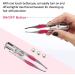 6-Piece LED Light Stainless Steel Tweezers Set for Precision Makeup & Hair Removal - White, Black, Rose Red - Buy Online on GoSupps.com