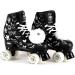 Epic Skates Womens Luv Quad Roller Skates - Black/White - Size US 7/EU 37.5 - Buy Online on GoSupps.com