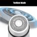 Portable Mini Electric Shaver for Men - USB Power Close Shave & Flannel Bag Included - ABS Stainless Steel (Silver - Buy Online on GoSupps.com