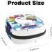 Unicorn Blue Sanitary Napkin Storage Bag for Girls First Period Pads Holder & Makeup Travel Bag - Buy Online on GoSupps.com