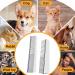 Stainless Steel Pet Comb | Detangling Tool for Dogs and Cats | Grooming Tool for Small, Medium, and Large Pets - Buy Online on GoSupps.com