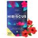Organic Hibiscus Tea -100 Tea Bags | Organic Herbal Tea From Single Origin | Eco-Friendly Tea Bags | Non-GMO Caffeine Free Tea With Zero Sugar | Cederberg Tea Company Hibiscus 100 Count (Pack of 1)