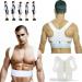 Adjustable Posture Back Brace Support Belt Lumbar Waist Shoulder Corset Spine Support Posture Correction Back Support Bk XL - Buy Online on GoSupps.com