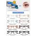 Buy Koosufa Anti Blue Light Reading Glasses for Men & Women | Stylish Round Anti-Fatigue Glasses | 1.0 to 4.0 Magnification Available - Fast International Shipping - Buy Online on GoSupps.com