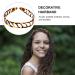 Lurrose French Tortoise Shell Headband - Deep Tortoiseshell Hair Hoop for Women - Buy Online on GoSupps.com