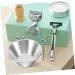 Seaesfoufu Stainless Steel Razor Shell - Premium Shaving Cup & Accessories for Men | Durable Shaving Bowl for an Effortless Shave - Buy Online on GoSupps.com