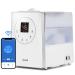 LEVOIT Smart Humidifiers for Bedroom Large Room Home 6 L Top-Fill Warm & Cool Mist Humidifier for Plants | Baby Intelliengent Humidity Monitor - Essential Oil & Timer Up to 50H for 70 6L Smart Warm & Cool Mist