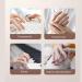 4 Pack Hand Pressure Point Clips - Floral Universal Migraine Relief Tension Reduction Green - Buy Online on GoSupps.com